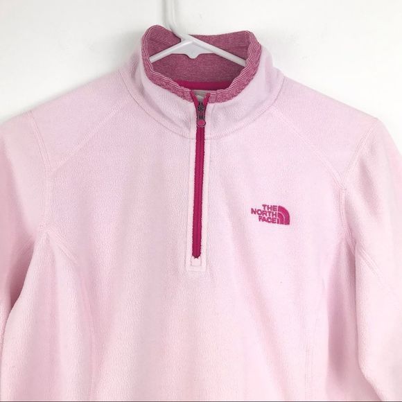 SOLD The North Face Pink Polartec 1/4 Zip Fleece - Picture 2 of 14